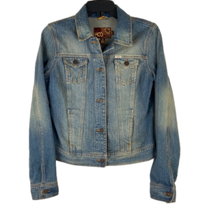 HCO Surf Company by Hollister Denim Jean Jacket Junior Size Medium